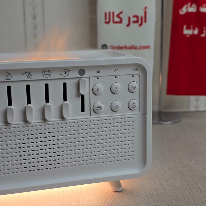 دستگاه بخور سرد و باکس موزیکال با صداهای طبیعت(طرح اول)