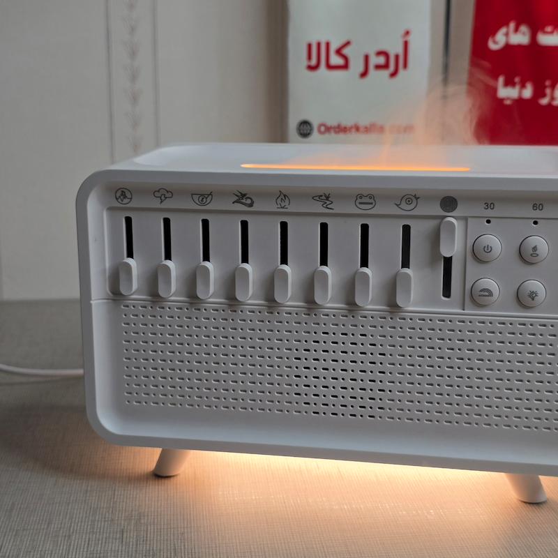 دستگاه بخور سرد و باکس موزیکال با صداهای طبیعت(طرح اول)