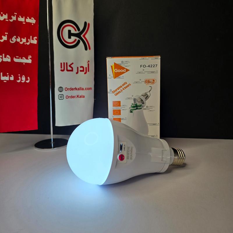 لامپ مهتابی شارژی ۳۰ وات ۳ باتری