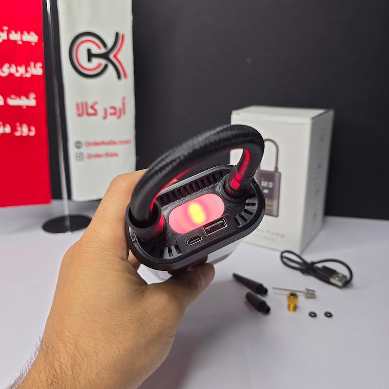 پمپ باد شارژی و پاوربانک شیاومی مدل AJT-8466 