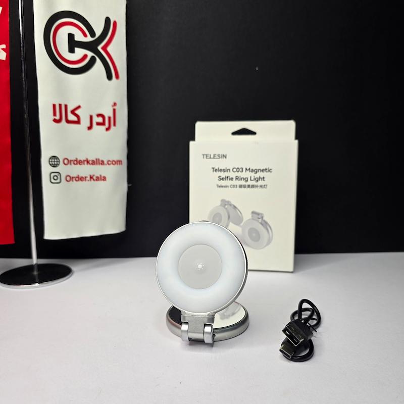 رینگ لایت مگنتی تلسین مدل Magnetic Selfie Ring Light