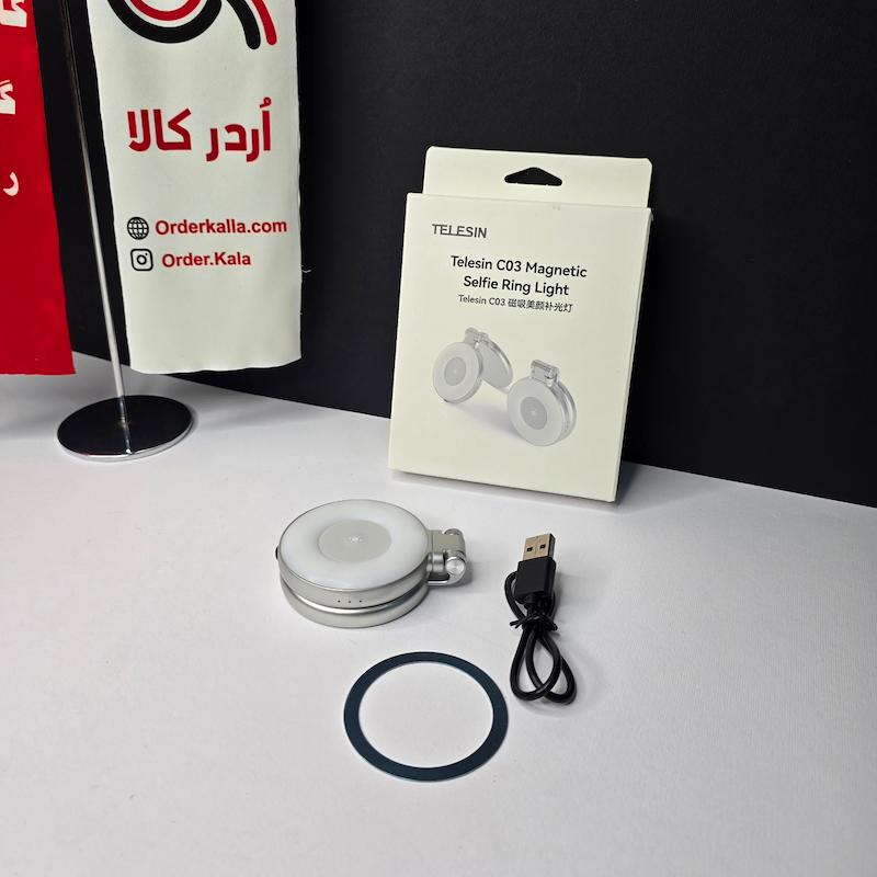 رینگ لایت مگنتی تلسین مدل Magnetic Selfie Ring Light
