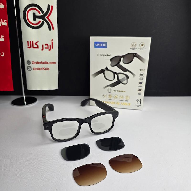 عینک هوشمند دوربین دار مدل AIMB-G1 MAX 