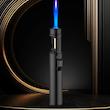 فندک اتمی توربو شعله بلند با چراغ LED و دسته تلسکوپی