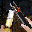 فندک اتمی توربو شعله بلند با چراغ LED و دسته تلسکوپی