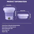 مینی لباسشویی تاشو قابل حمل مدل folding washing machine