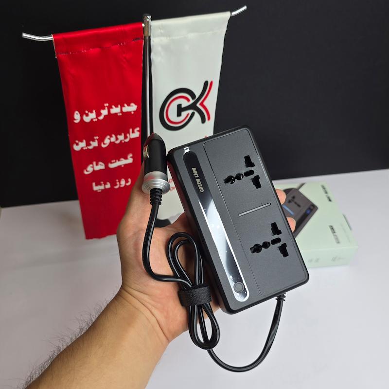 اینورتر فندکی خودرو 200 وات گرین لاین مدل GC-250