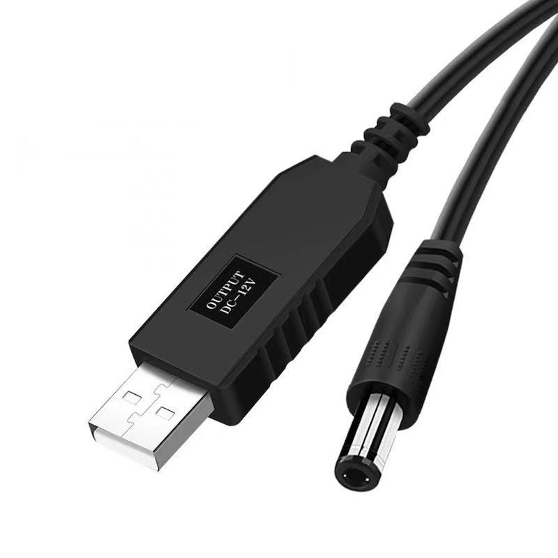 کابل تبدیل برق USB به DC مدل ۱۲ ولت