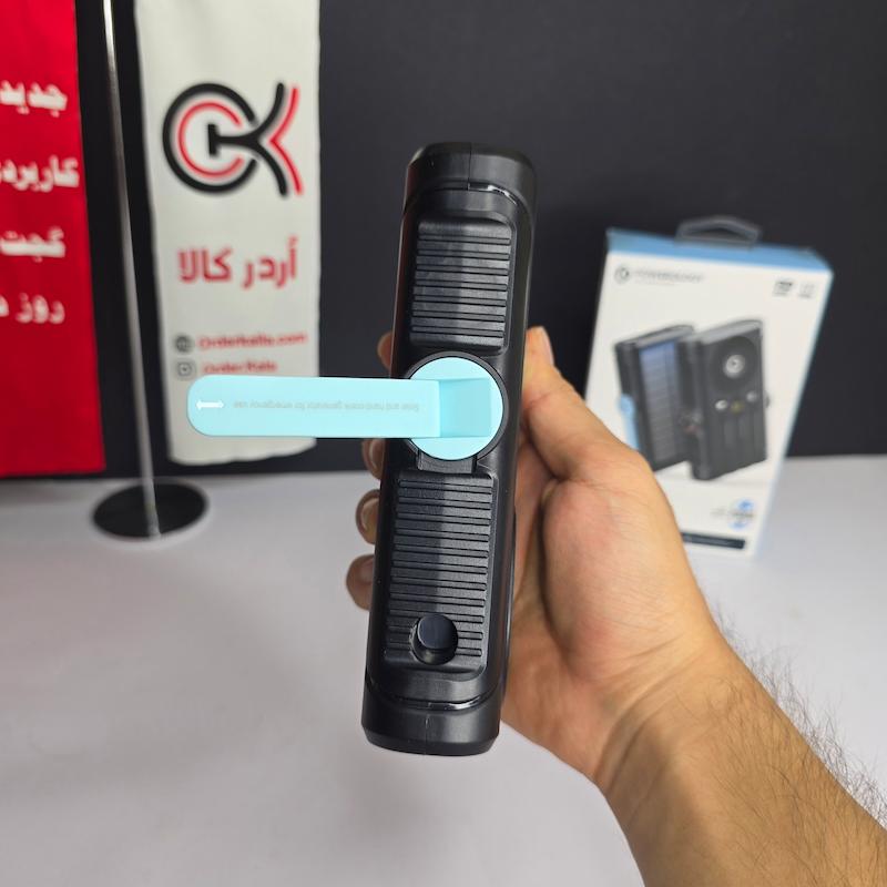 پاوربانک خورشیدی ۲۰،۰۰۰ پاورولوژی مدل Powerology Helio Lux MagSafe Solar Power Bank