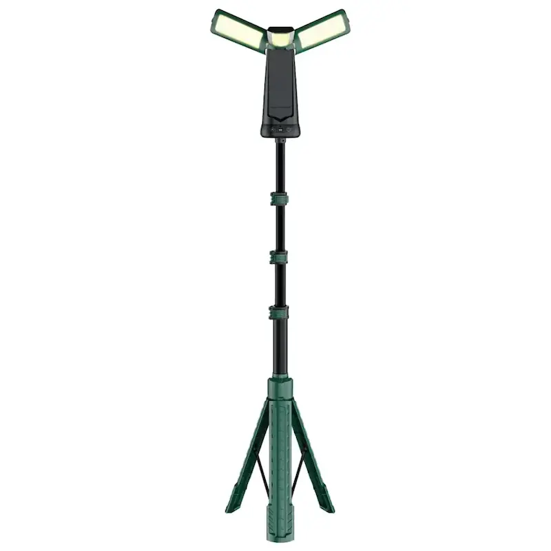 چراغ کمپینگ شارژی با سه پایه گرین لاین مدل (GNTCLEX4LM)Green Lion Explorer Tripod Camping Light
