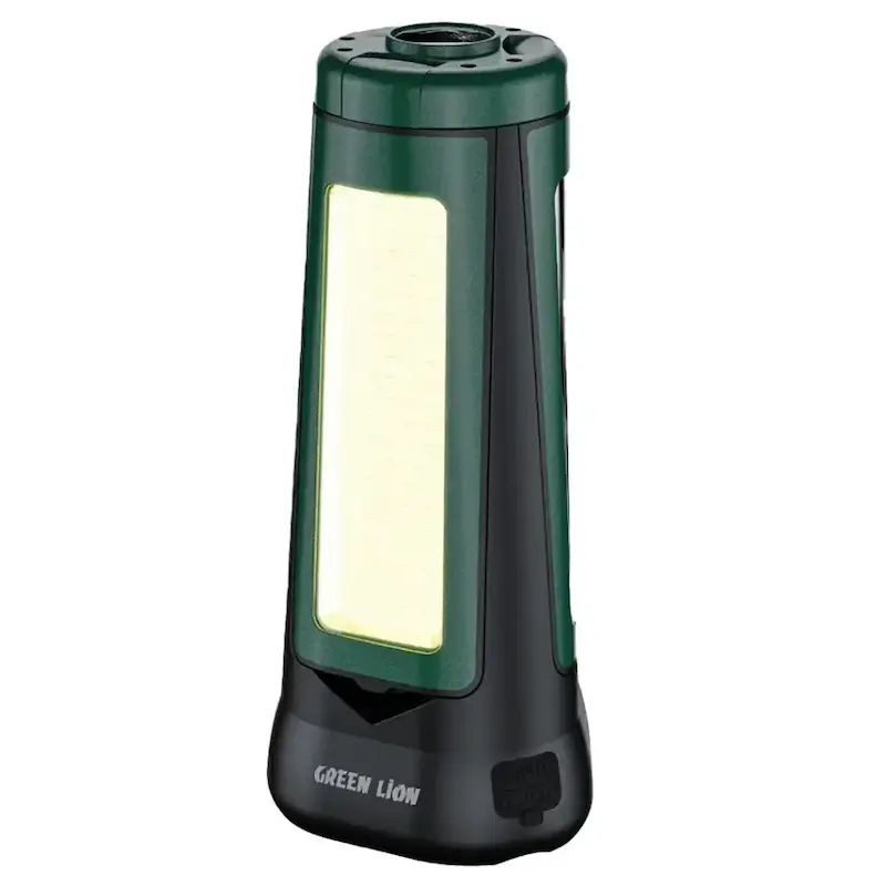 چراغ کمپینگ شارژی با سه پایه گرین لاین مدل (GNTCLEX4LM)Green Lion Explorer Tripod Camping Light