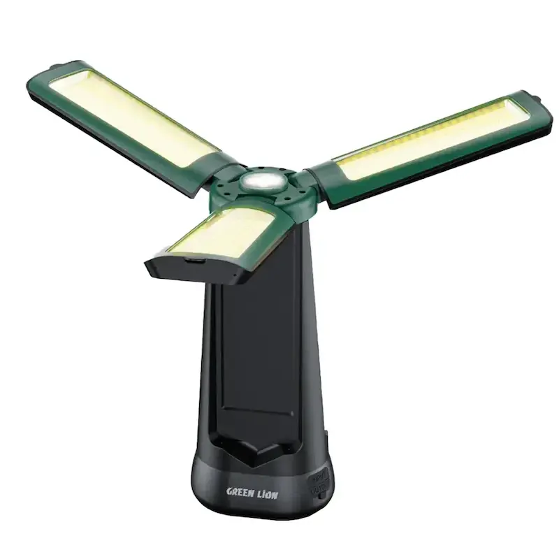 چراغ کمپینگ شارژی با سه پایه گرین لاین مدل (GNTCLEX4LM)Green Lion Explorer Tripod Camping Light