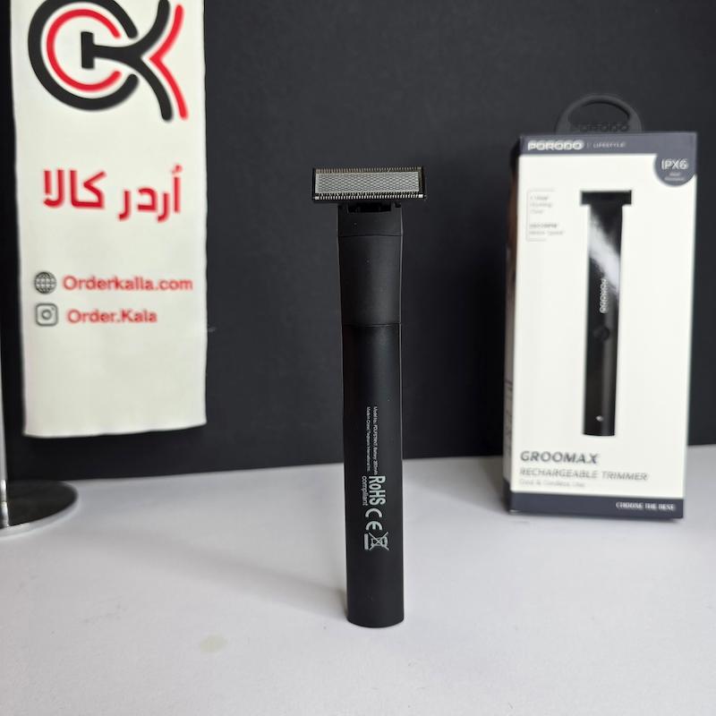 تریمر شارژی ضدآب پورودو مدل Porodo Lifestyle RECHARGEABLE TRIMMER GROOMAX