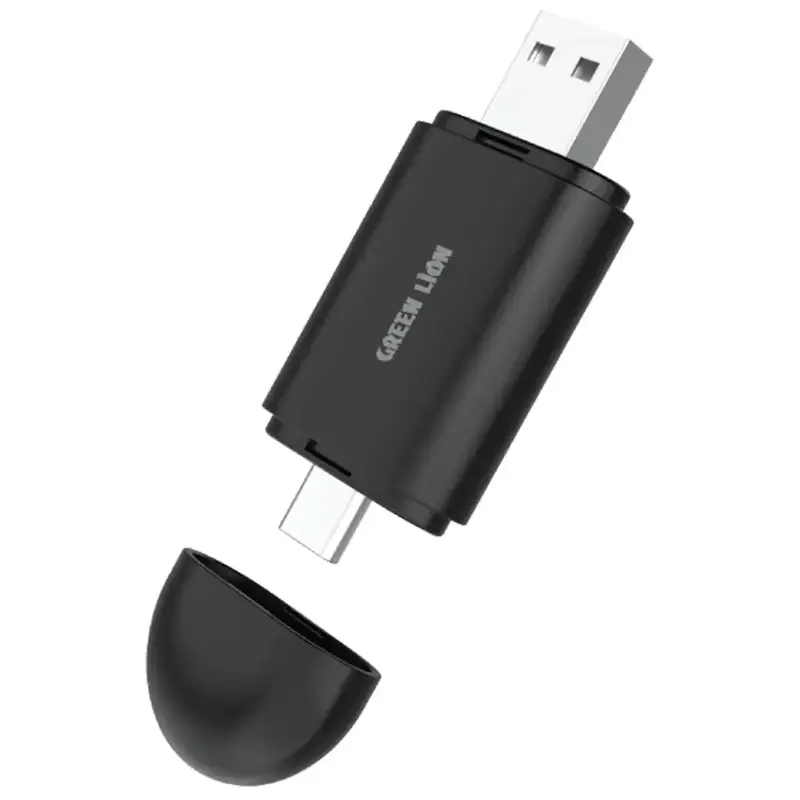 کارپلی و اندروید اتو گرین لاین مدل Green Lion 2-In-1 Wireless Adapter CarPlay & Android Auto