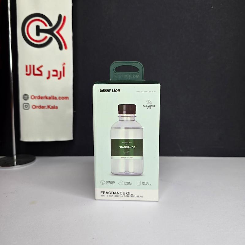 روغن خوشبوکننده چای سفید حجم 250 میلی‌لیتر گرین لاین Fragrance Oil White Tea & Refill for Diffusers