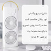 پنکه مه‌پاش شارژی رومیزی مدل ۲ فنه(اورجینال ضمانتی)
