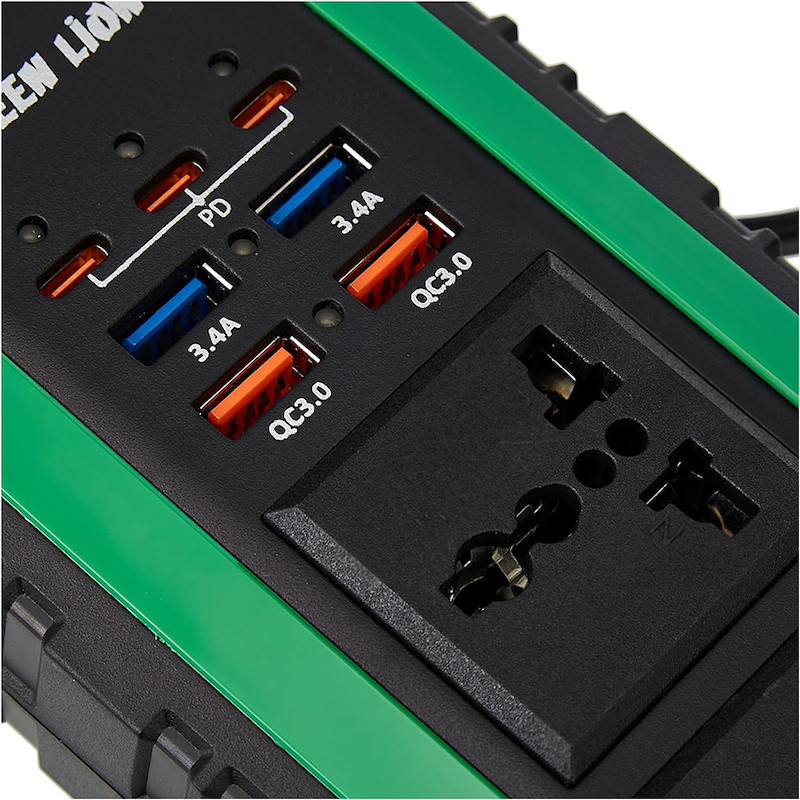 اینورتر فندکی خودرو 300 وات گرین لاین مدل SPARK-300