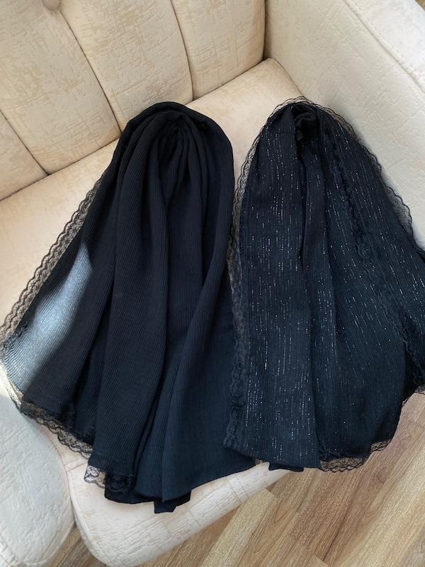 شال دانتل مشکی برشکا