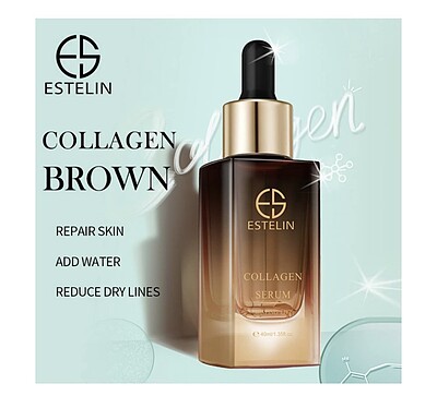 سرم کلاژن قهوه ای استلین دکتر راشل :Estelin Brown Collagen Serum