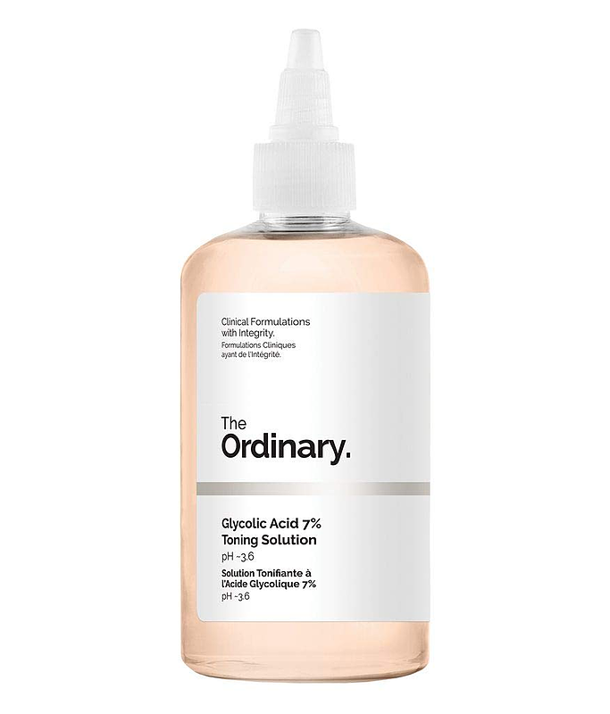 تونر گلیکولیک اسید 7% اوردینری حجم 240 میل لایه بردار و روشن کننده پوست The Ordinary Glycolic Acid 7% Toning Solution