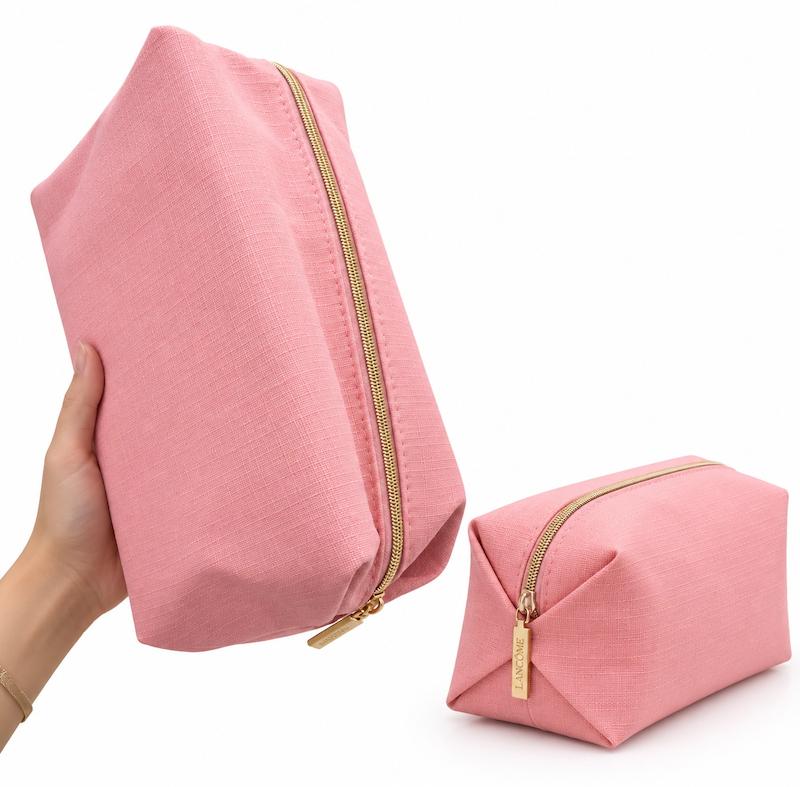 کیف آرایش پارچه ای لانکوم / سایز بزرگ