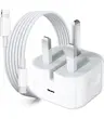 آداپتور شارژر اصلی اپل 20 وات USB-C سه پین | پارت نامبر BA+به همراه کابل