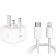 آداپتور شارژر اصلی اپل 20 وات USB-C سه پین | پارت نامبر BA+به همراه کابل