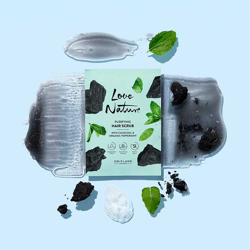 اسکراب مو پاکسازی کننده زغال و نعنا لاونیچر Love Nature Purifying Hair Scrub