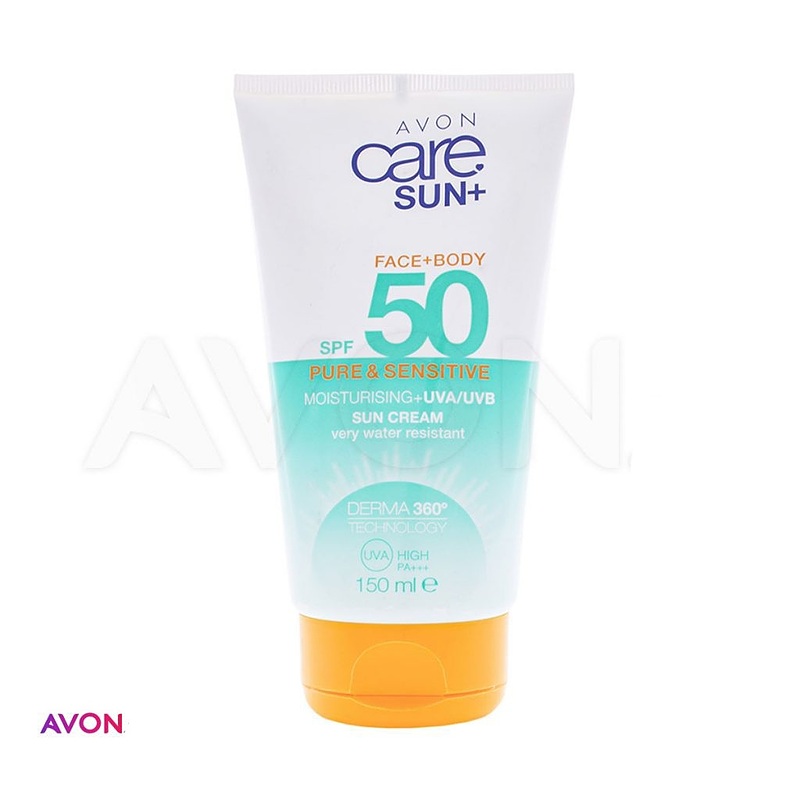 کرم ضد آفتاب بی رنگ آون   SPF50 مدل Pure & Sensitive