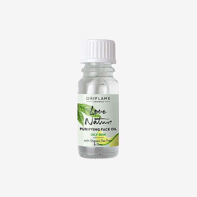 روغن ضدجوش چای سبز و لیمو لاونیچر Love Nature Purifying Face Oil with Organic Tea Tree & Lime