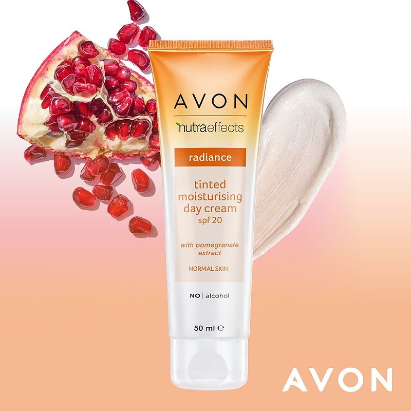 کرم روز‌‌ و‌‌ تینت مرطوب‌ کننده‌ پوست  avon