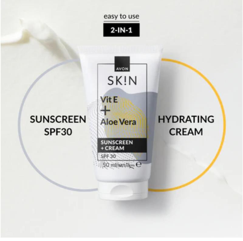 کرم ضدآفتاب دو‌ در یک skin