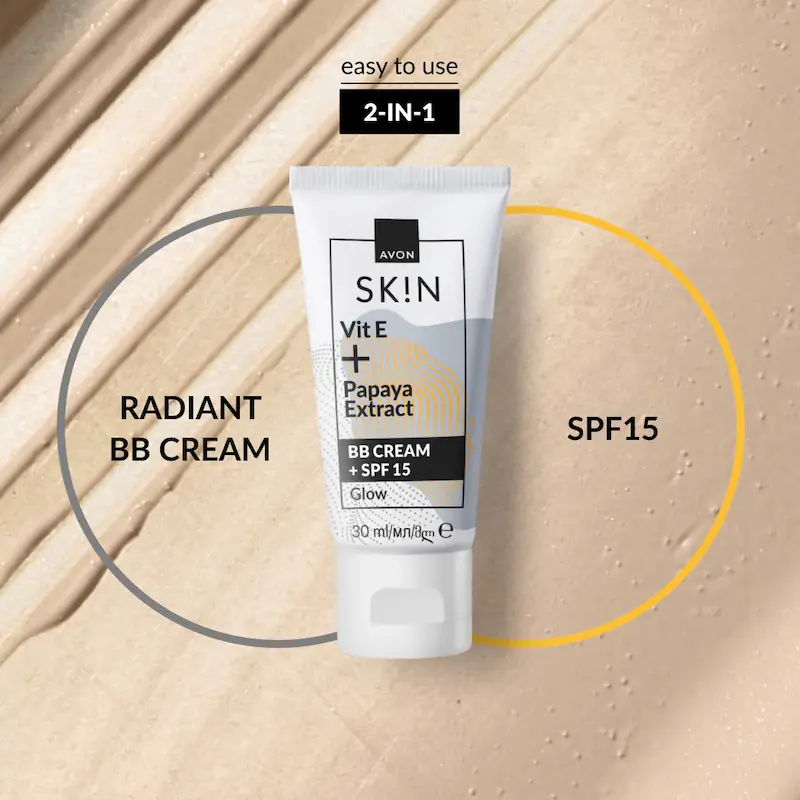 کرم BB جدید   AVON SK!N + SPF15