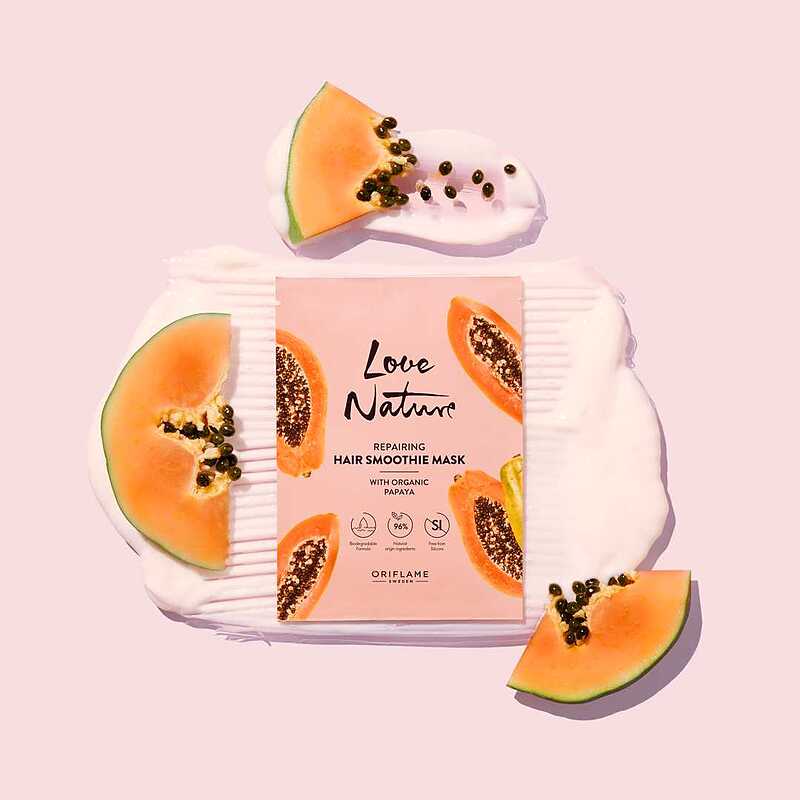 ماسک موی بازسازی کننده پاپایا لاونیچر Love Nature Repairing Hair Smoothie Mask