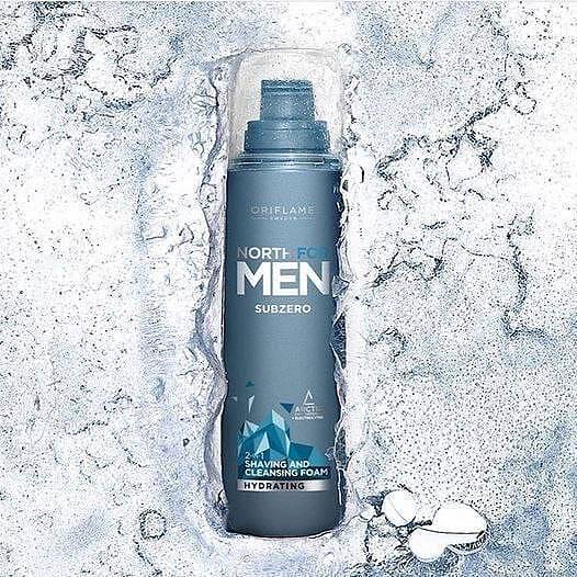 فوم اصلاح نورث فورمن سابزیروNorth For Men Subzero Shaving and Cleansing Foam