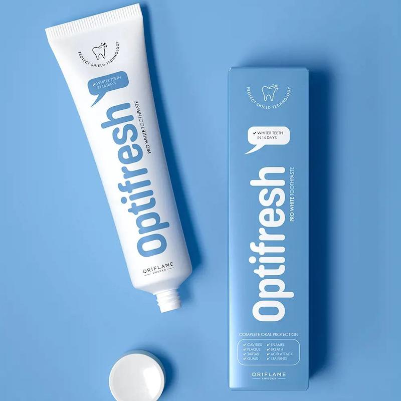 خمیردندان سفید کننده Optifresh Pro White