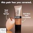 کرم پودر e.l.f. مدل Soft Glam Satin Foundation