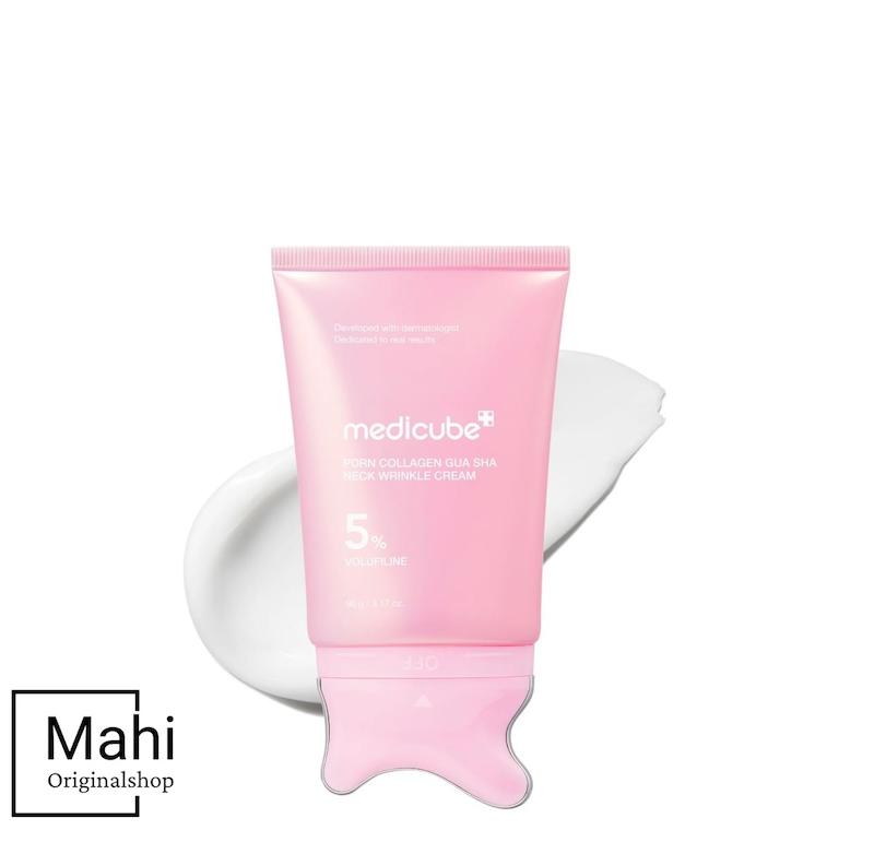کرم ضدچروک گردن PDRN و کلاژن مدیکیوب مدل PDRN Collagen Gua Sha Neck Wrinkle Cream