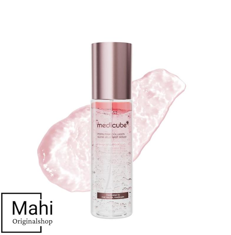 میست ژلی کلاژن و PDRN مدیکیوب مدل PDRN Pink Collagen Glow Jelly Mist Serum
