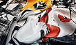 شال نخ ابریشم گارزا Fashion دورگان منگوله دار GF17601