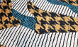 شال نخ ابریشم گارزا Fashion دورگان منگوله دار GF17607
