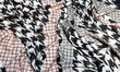 شال نخ ابریشم گارزا Fashion دورگان منگوله دار GF17603
