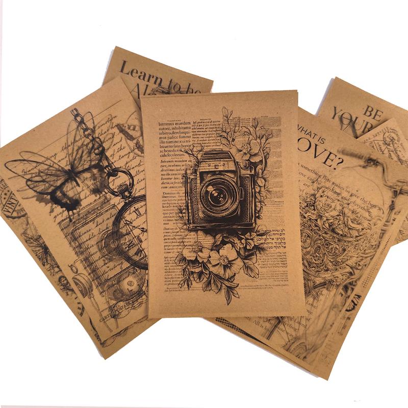 پوستر کرافت طرح وینتیج کد02