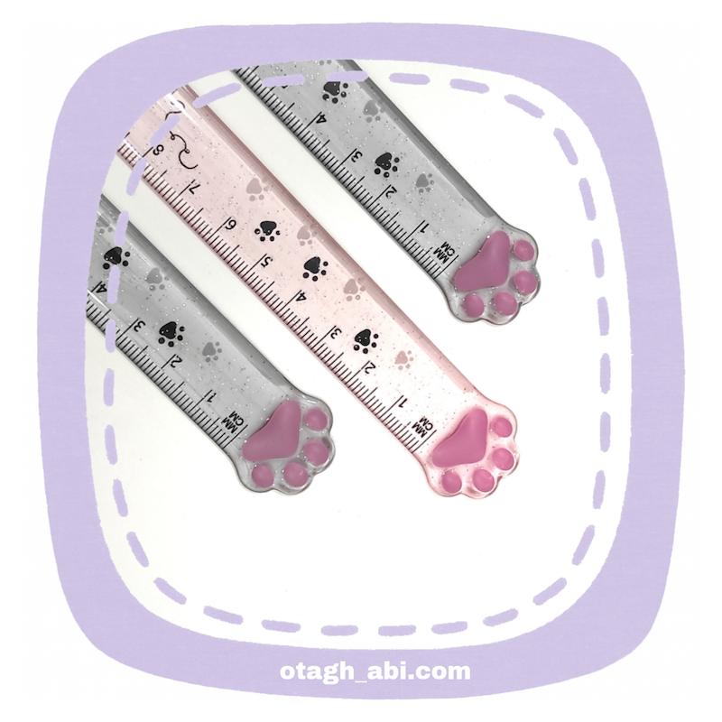 خط کش پنجه گربه شاینی 