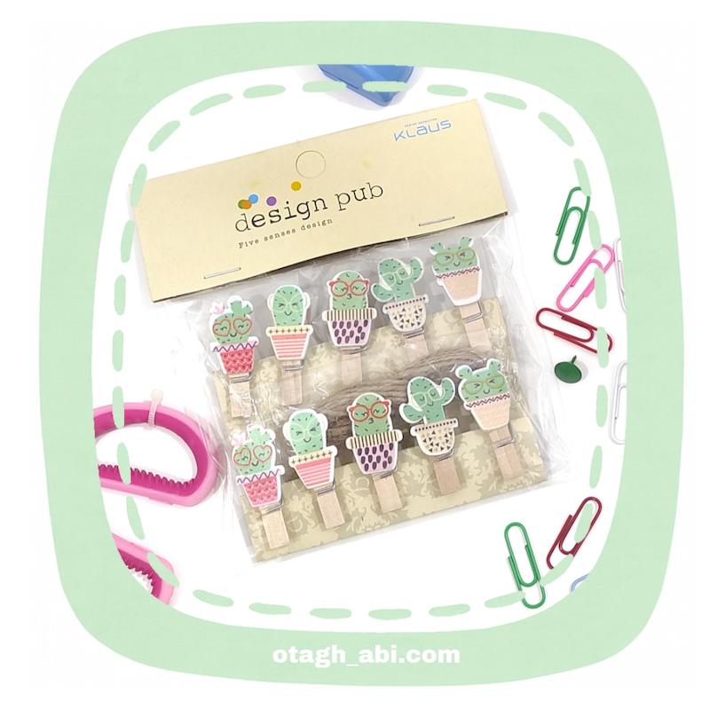 گیره چوبی کاکتوسی