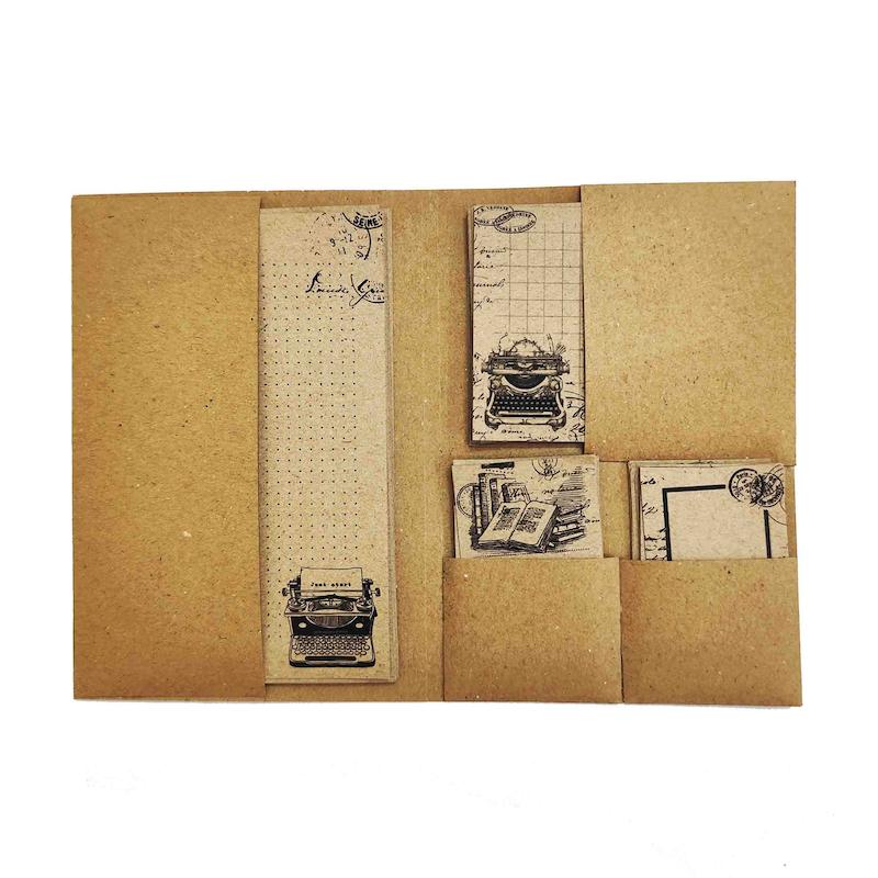 کاغذ یادداشت دفترچه ای مدل ماشین تایپ 