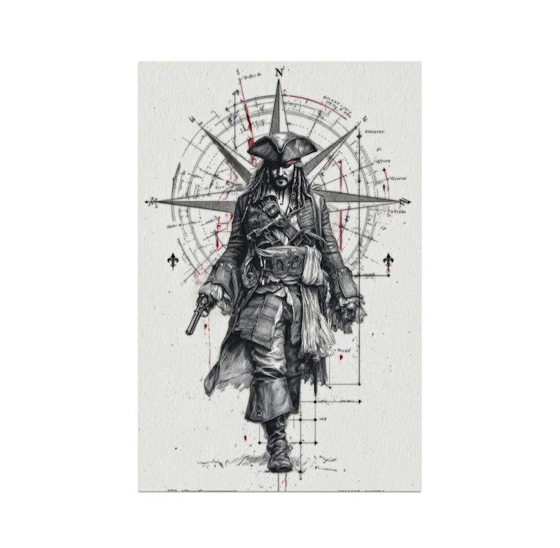 پوستر طرح جک اسپارو