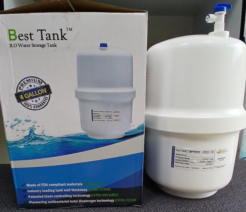 مخزن ۴ گالن  تصفیه آب خانگی برند best tank وارداتی 