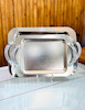 سینی مستطیل استیل 