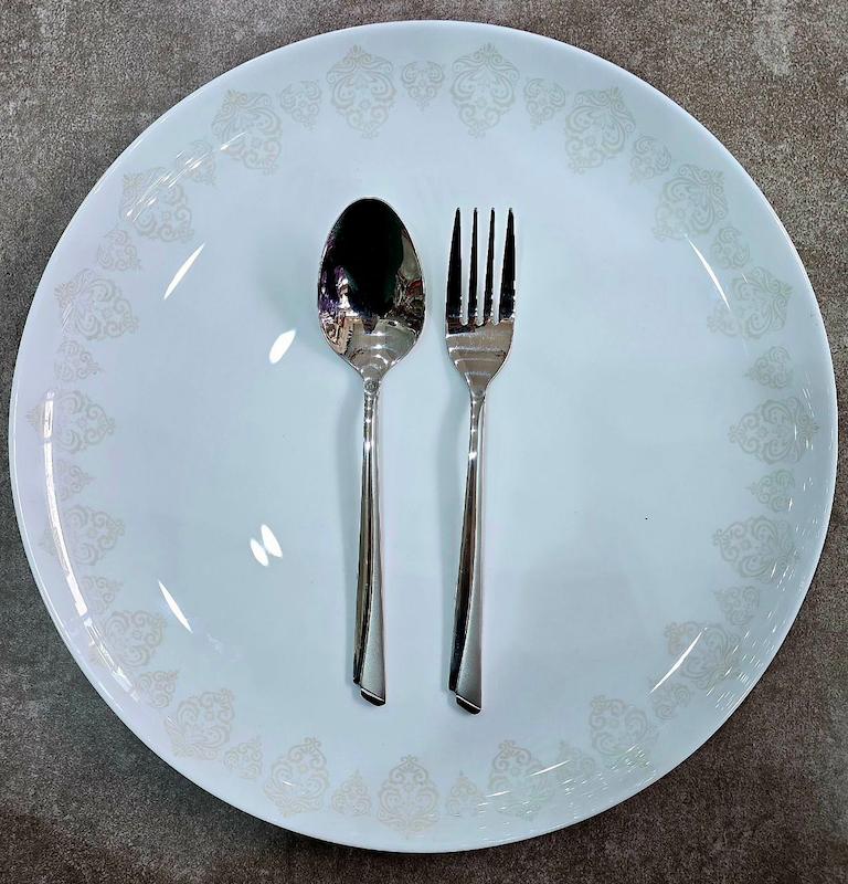 قاشق و چنگال  یونیک مدل ناخونی 